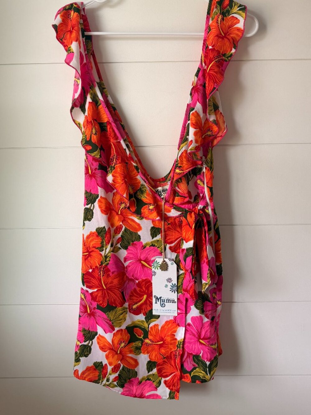 Show Me Your MuMu Floral Romper Size S